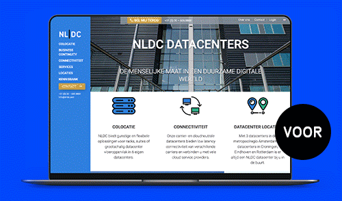 Metamorfose brand design NLDC Datacenters